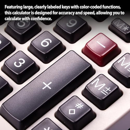 Victor 12-Digit Compact Adding Machine Printing Calculator, Fast 2.3 Lines-Per-Second Ink Roller Printer with Cost, Sell and Margin Keys, 20% Recycled Plastic Enclosure, White (1208-2) - size: 1.5" x 6" x 7.5"