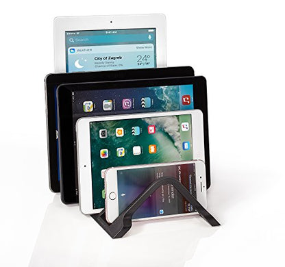 Prosumer's Choice Universal 5 Tablet and Smartphone Charging Organizer Rack/Desktop Stand Holder