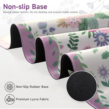 HAOCOO Purple Cloud Desk Pad, 35.4" x 15.7" Desktop Matt for Home Desk - color: D-purple, size: 35.4" x 15.7"