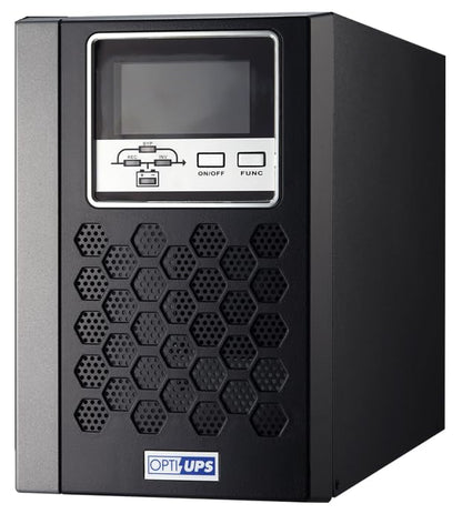 OPTI-UPS DS1000I 900w (European 230V) Online Double Conversion UPS | European 230 Volts, Pure Sine Wave, Battery Backup, Surge Protection - size: Online-1000va