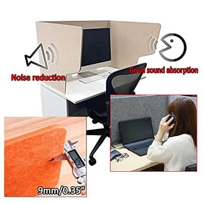 Desk Privacy Panel, Freestanding Desktop for Student Desks, Office Partition W 24” 31” 39”× H 20” - size: 80cm/31in