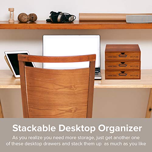 Primo Supply Stackable Wooden Cabinet Organizer, 1 Drawer - size: 1 Drawer