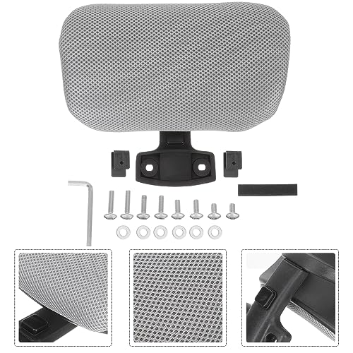 Veemoon Ergonomic Desk Chair Chair Headrest Attachment Head Support Cushion Elastic Sponge Head Pillow Adjustable Height Angle Upholstered for Executive