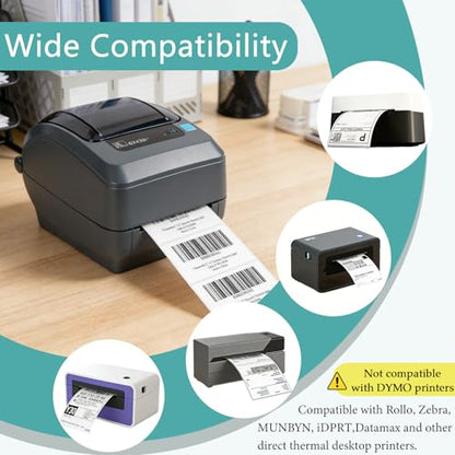 9800 Pcs 3"x2" Direct Thermal Labels, 14 Rolls, 700 Labels/Roll | Barcode Labels for Business, Shipping and Address Mailing, Compatible with Zebra, Rollo, Munbyn & Most Thermal Printers - size: 3"x2"--9800