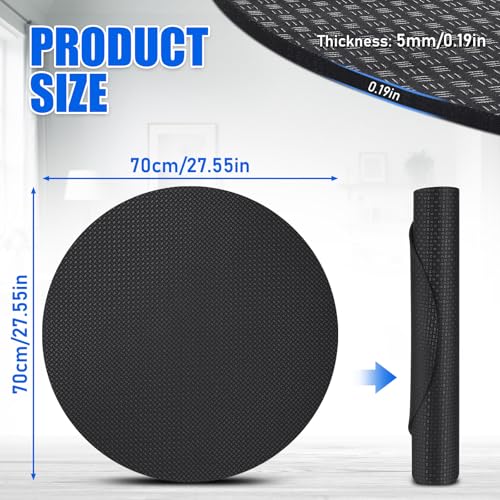 Double-Sided Non-Slip Recliner Pad for Hardwood Floors, Round
