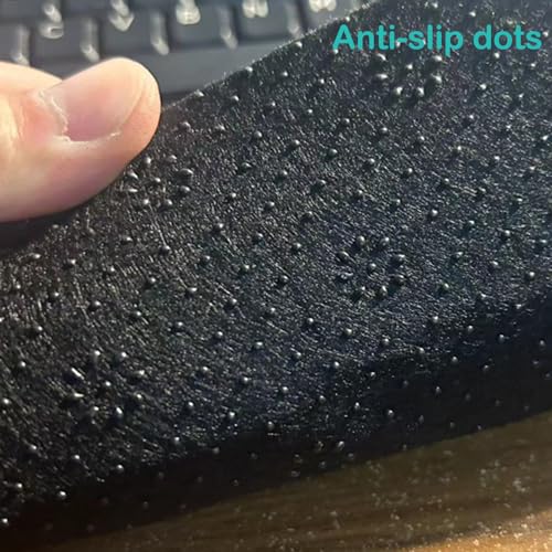 Large Felt Desk Pad Desk Protective Computer Pad Minimalistic Felt Anti-Slip Desk Mat for Keyboard and Mouse 35.43''X15.74''/90x40cm (Dark Gray)