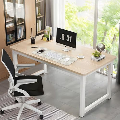 AFIING Leather Desk Mat, 31.5"x12", White Grey | Non-Slip Rubber Base, Easy Clean Surface, Desk Protection, Office & Home - color: Whitegray