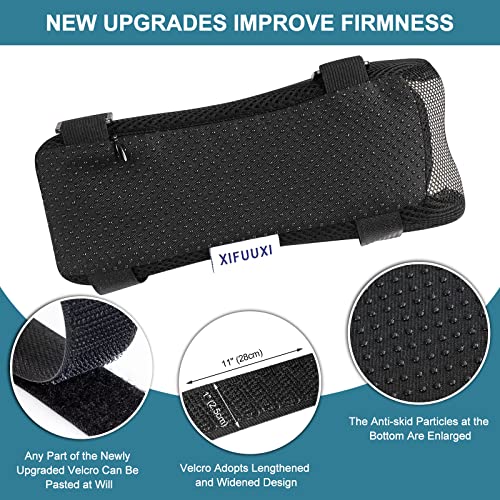 Office Chair Armrest Pads, Cooling Gel Computer Chair Arm Pads, Memory Foam Ergonomic Armrest Cushion for Gaming (2 Pack)