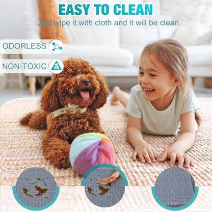 BesWin Office Chair Mat for Carpeted Floors, 45'' x 53'' Large Desk Chair Mat for Low Carpets, Premium Quality Hard Carpet Protector for Work, Home, Gaming, Easy Glide and Flat Without Curling - size: 45" X 53" Rectangle