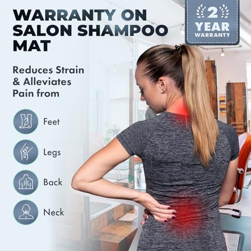 Buy-Rite Shampoo Mat Anti-Fatigue Salon Floor Mat 1.5 x 2.5 1/5"