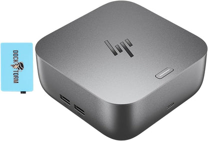 HP 280W Thunderbolt 4 Ultra Dock Port Replicator Bundle w/DKZ Hub (Universal Thunderbolt/USB-C Docking Station, Single Cable for Charging, Data Transfers to Any Brand Laptop) - style: 280W Thunderbolt 4
