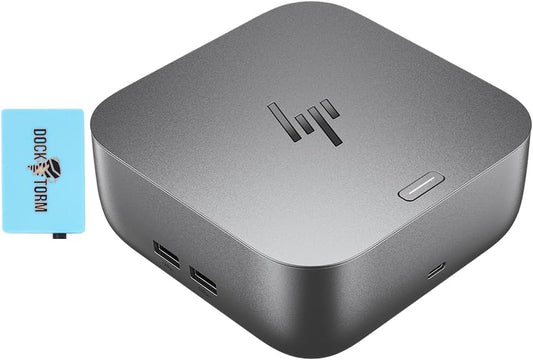 HP 280W Thunderbolt 4 Ultra Dock Port Replicator Bundle w/DKZ Hub (Universal Thunderbolt/USB-C Docking Station, Single Cable for Charging, Data Transfers to Any Brand Laptop) - style: 280W Thunderbolt 4