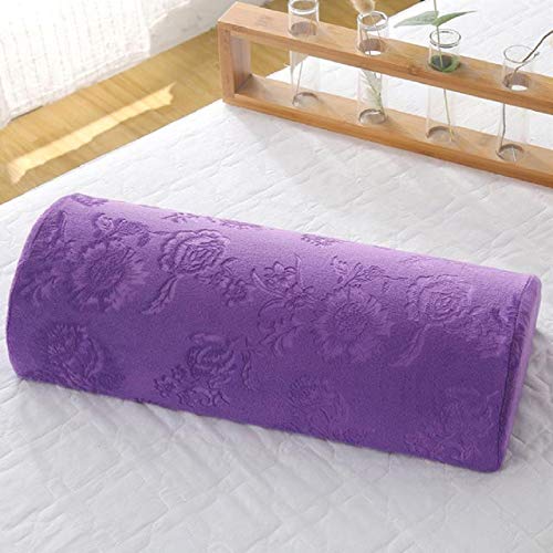 Beauty Salon Message Latex Footrest Pillow Detachable Feet Cushion Support Fumigation Massage Spa Tool (Purple) - color: Purple