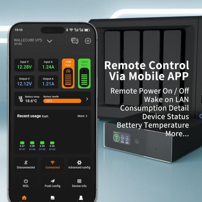 UPS for NAS 150W DC Uninterruptible Power Supply
