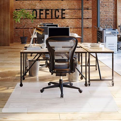 LEMY Office Mat, Heavy Duty Floor Chair Mats, Anti-Slip for Home, 48 x 60 Inches, PVC - size: 46x60--0.06"Th