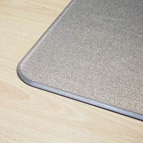 Cleartex Floortex Megamat Extra Thick 46-inch x 60-inch Rectangular Chair Mat for Hard Floors & Carpets, Polycarbonate (FCM121525ER) - size: 46" x 60"