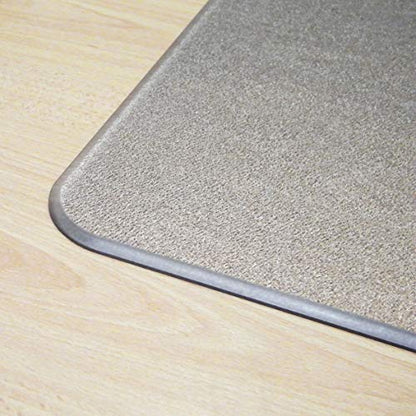Cleartex Floortex Megamat Extra Thick 46-inch x 60-inch Rectangular Chair Mat for Hard Floors & Carpets, Polycarbonate (FCM121525ER) - size: 46" x 60"