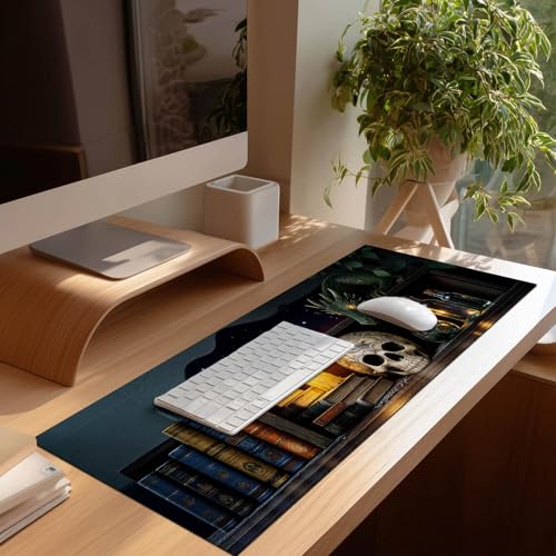 HOMETITUTE Large Mouse Pad 31.5x11.8 Inch Gaming Mousepad Alchemy Dragon Art Non-Slip Keyboard Desktop Protector Mat XL Mouse Pad for Home Office Laptop Wireless Mice Accessories - color: Alchemy Dragon Art