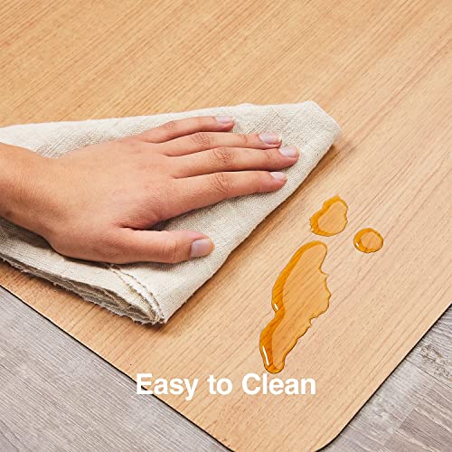 Staples Hard Floor Chair Mat, 36x48 Inch, Chestnut - style: Chestnut