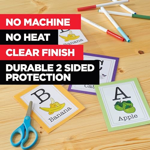 Scotch Self-Sealing Laminating Pouches, 4 x 6 Inches, 15 Pouches (3 Packs of 5) – Gloss Finish, Photo Safe, No Machine Needed (Cold Laminating Sheets) - size: 3 Pack