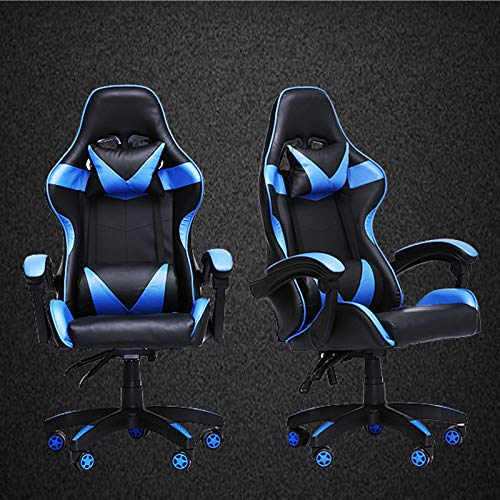TEKEFT Gaming Office Chair Casters Floor Protection Rubber (5 Sets) 60mm Casters with Standard Stem Size