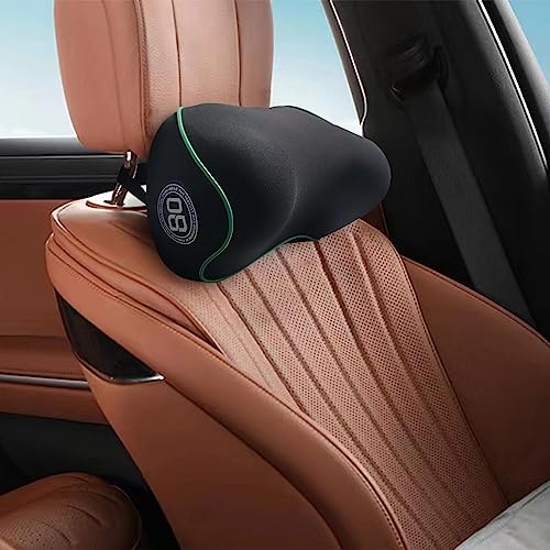Really Soft Car Headrest Pillow, Neck Pillow for Car with Adjustable Strap - color: Blue