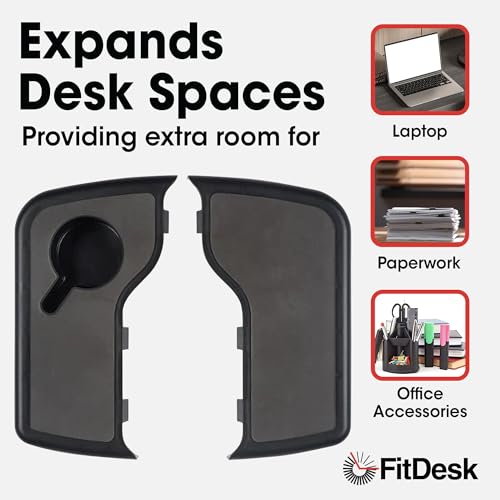 FitDesk Clamp-On Extender for 3.0 Exercise Bike & Standing Desk Attachment