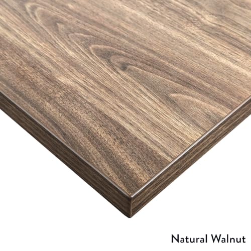 Desky Dual Laminate Sit Stand Desk Black 78.7" Matte Black - color: Black / Matte Black, size: 78.7 x 29.5 inches