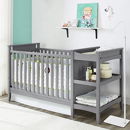 iTODOS Baby Monitor Floor Stand Holder Mount Compatible with HelloBaby HB6550/6560,Infant Optics DXR-8 Pro,Nanit Pro & Flex Stand,VTech VM819/VM901,Momcozy,Owlet,eufy,Babysense,Motorola