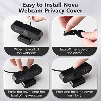 EMEET NOVA 1080P Webcam with Microphone, Auto Focus, 96°View Web Camera - style: NOVA 1080P w/ 2 Noise Cancel Mics