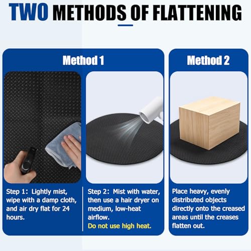 Double-Sided Non-Slip Recliner Pad for Hardwood Floors, Round