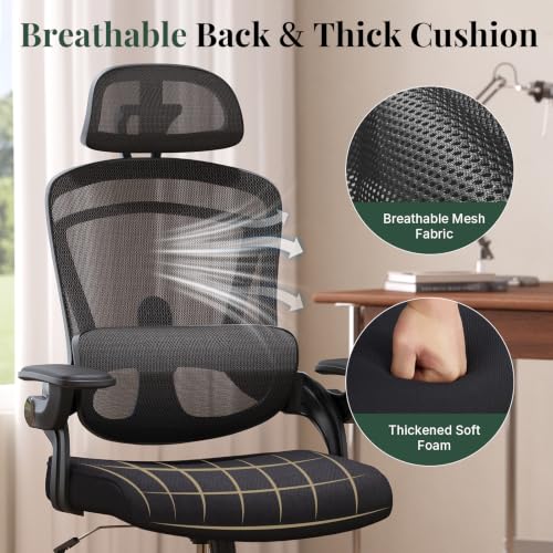 Ergonomic Home Office Chair, Computer Desk Chair, Mesh
