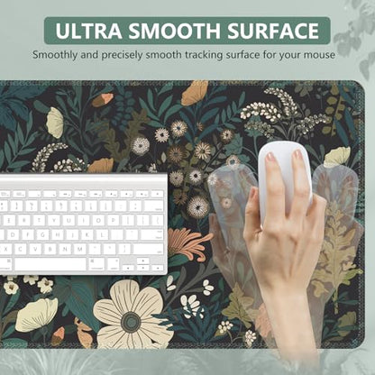 iCasso Desk Mat, Desk Matt for Desktop, Cute Desk Pad Mat, Weeds - color: Weeds