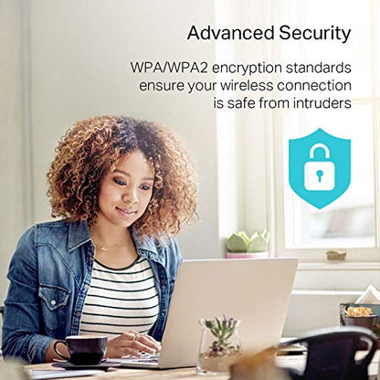 TP-Link AC600 USB WiFi Adapter for Desktop PC - USB Wireless Adapter for PC | WiFi dongle for PC with 2.4GHz, 5GHz High Gain Dual Band 5dBi Antenna, Supports Win11/10/8.1/8/7/XP, Black (Archer T2U Plus) - size: AC600, WiFi 5