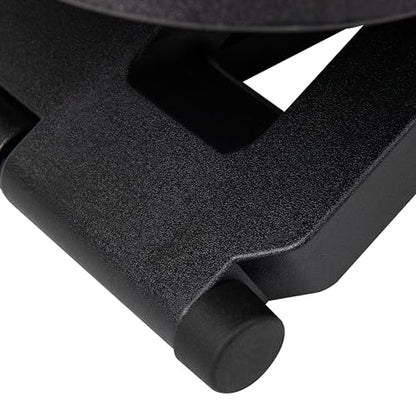 Mind Reader Foot Rest, Under Desk at Work, Ergonomic, Height Adjustable, Office, Plastic, 17" L x 13" W x 6.25" H, Black (Pack of 5) - size: Single (Pack of 5)