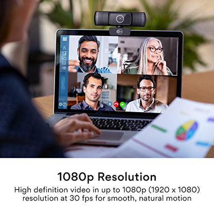 MEE Audio 201W 1080p HD Webcam with Mini Tripod, Wide Angle Lens, Microphone, Autofocus, Low Light Correction for Zoom Video Calling; USB Streaming Web Camera for Computer PC Mac Laptop Desktop - style: 1080p Wide Angle & Tripod