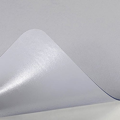 Dimex Clear Office Chair Mat for Hard Floors – 46" x 60" Rectangle Vinyl Floor Protector for Wood, Tile, Vinyl & Laminate, Smooth Glide - size: 46" X 60"