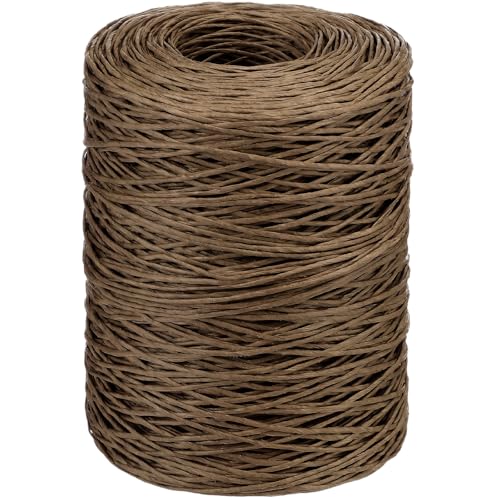Syhood 673 Feet Floral Vine Bind Wire Rustic Craft Wire, Dark Khaki - color: Dark Khaki, size: 673 Feet