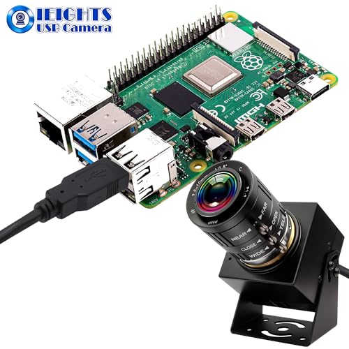 12mp Manual Zoom USB Camera for Computer, 120FPS/1080P High Speed Webcam | 3.6-10mm 3X Zoom Lightburn Camera for Laser, Varifocal Close-up PC Camera for USB Microscope, Pet Monitoring & Surveillance