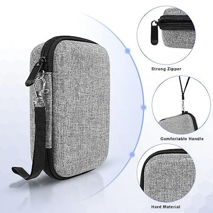 Label Printer Case Compatible for Phomemo D30 D35 D30S D30 Pro Label Maker, Fit for NIIMBOT D11/D110, Fit for JADENS D110, Fits Bluetooth Wireless Mini Label Printer (Case Only)…