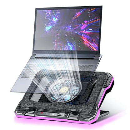 AICHESON Gaming Laptop Cooling Pad with Powerful Cooler Fans