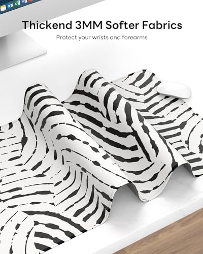 Mouse Pad 31.5x15.7in Large Desk Mat Non-Slip for Office - color: Tiger Stripes, size: 31.5" x 15.7"