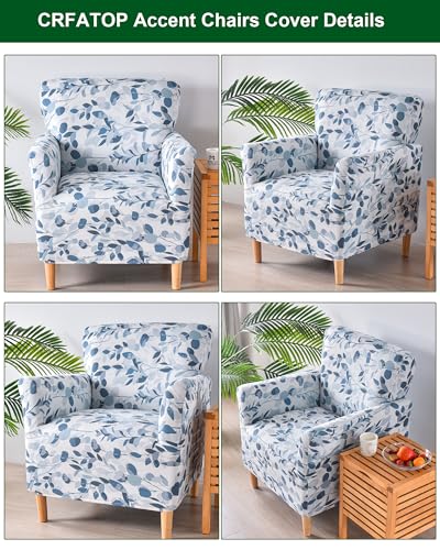 CRFATOP Accent Chair Cover, Stretch Armchair Slipcover for Living Room - color: Color A01