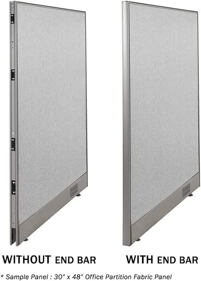 Office Partition Single Panel (36" w X 72" h) 3ft x 6ft - size: 36w x 72h