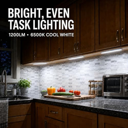 3 Pack Plug in Under Cabinet Lighting for Kitchen - size: 3 Pack