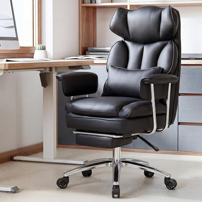 Sweetcrispy Executive Home Office Chair, Ergonomic Desk Chair - color: Black