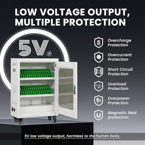 30 Device Cell Phone Charging Station Locker, USB Charging Cabinet