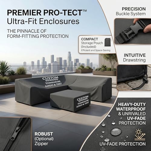 Custom Fit Equipment Dust Protection Cover - Made-to-Measure Dust Cover | with Personalized Logo/Text for Patio Furniture, Equipment, Appliances, Outdoor Air Conditioners (Equipment Dust Covers) - color: Equipment Dust Covers