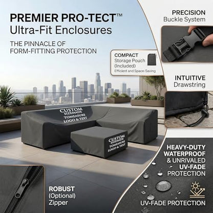 Custom Fit Equipment Dust Protection Cover - Made-to-Measure Dust Cover | with Personalized Logo/Text for Patio Furniture, Equipment, Appliances, Outdoor Air Conditioners (Equipment Dust Covers) - color: Equipment Dust Covers