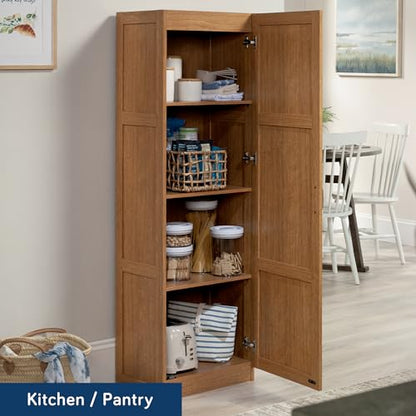 Sauder Miscellaneous Storage Cabinet/ Pantry cabinets, Highland Oak finish - color: Highland Oak